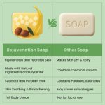 RAY7 Rejuvenation Handmade Soap, Glycerin Based with Jojoba Oil and Vitamin E Oil, Moisturising and Hydrating, for Glowing Soft Skin, Sulphate Free, Paraben Free, 100g, Pack of 3 - Image 6