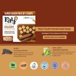 RAY7 Oudh Handmade Soap, Glycerin Based with Oudh Extract and Aloevera Juice, Moisturising and Hydrating, for Glowing Soft Skin, Sulphate Free, Paraben Free, 100g, Pack of 3 (Oudh Handmade Soap) - Image 5