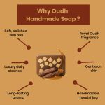 RAY7 Oudh Handmade Soap, Glycerin Based with Oudh Extract and Aloevera Juice, Moisturising and Hydrating, for Glowing Soft Skin, Sulphate Free, Paraben Free, 100g, Pack of 3 (Oudh Handmade Soap) - Image 3